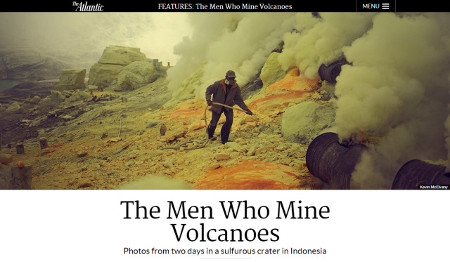 The Men Who Mine Volcanoes